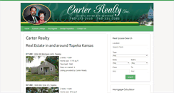 Desktop Screenshot of carterrealtytopeka.com