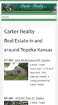 Mobile Screenshot of carterrealtytopeka.com