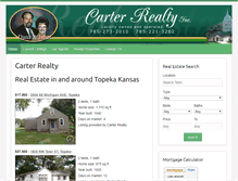 Tablet Screenshot of carterrealtytopeka.com